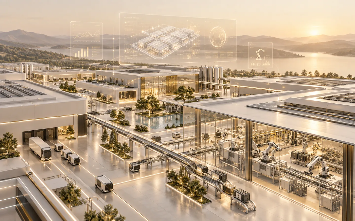 Industrial intelligence and 3D factory experience